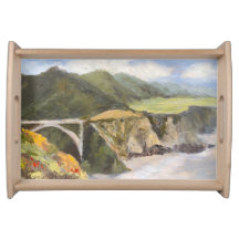 Kop naar Big Sur-dienblad
