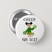 Kop of sterf! Knoop Ronde Button 5,7 Cm (Voorkant /achterkant)