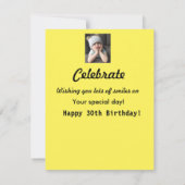 Kop omhoog! 30th Birthday Funny 30 Grumpy GIrl (Achterkant)