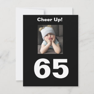 Kop omhoog! 65th Birthday Funny 65 Grumpy Cute Gir