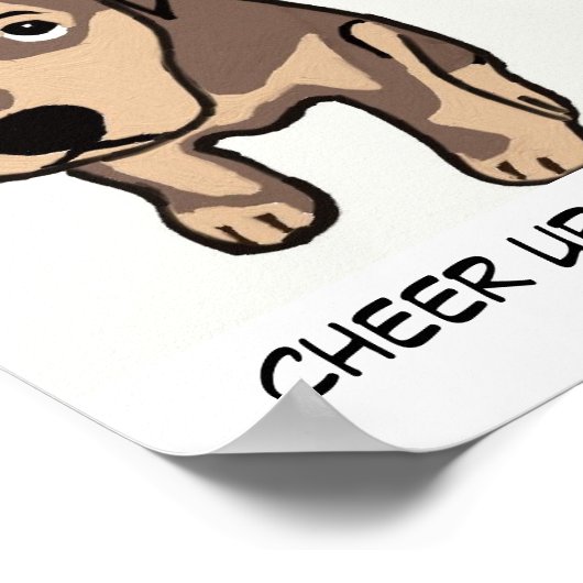 Kop omhoog, Pup! Poster (Hoek)