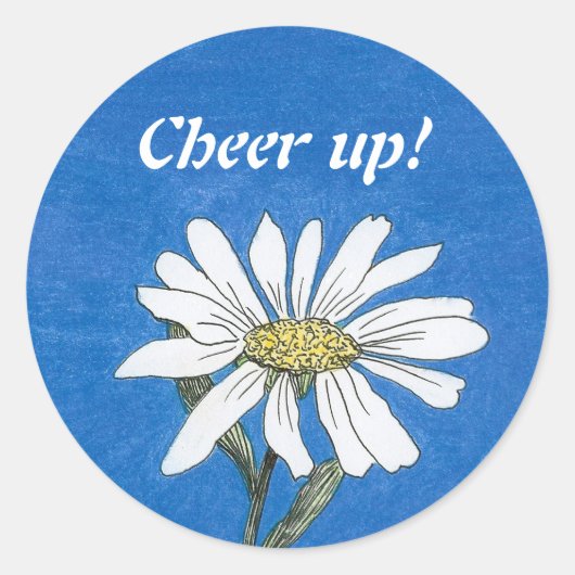 Kop op! Daisy Sticker (Voorkant)