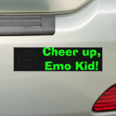 Kop op, Emo Kind! Bumpersticker (Op auto)