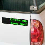 Kop op, Emo Kind! Bumpersticker (Op Truck)