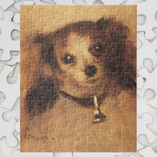 Kop van een hond van Pierre Renoir, Vintage Fine A Legpuzzel