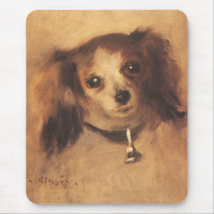 Kop van een hond van Pierre Renoir, Vintage Fine A Muismat