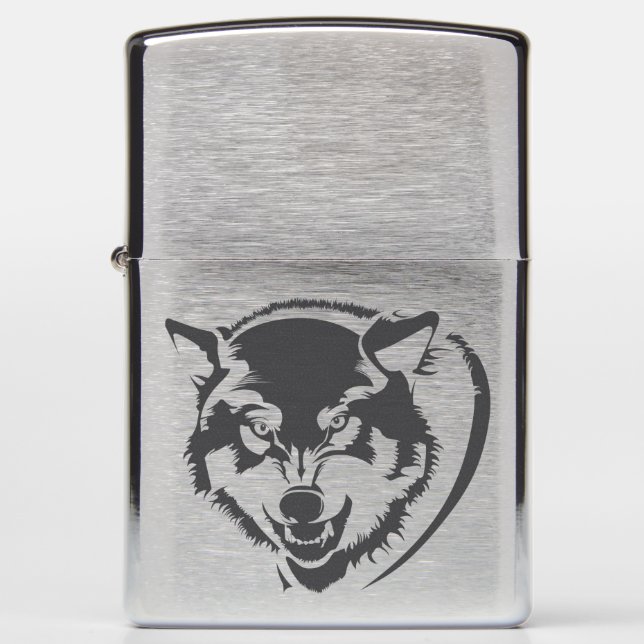 Kop van een Wolf (Voorkant)