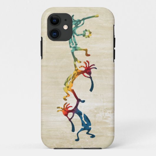 KOPELLI muzikant acrobaat + uw ideeën Case-Mate iPhone Case (Achterkant)