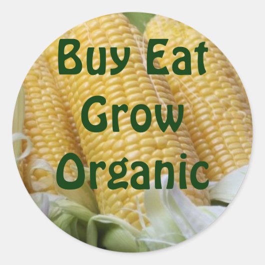 Kopen Eat Grow Organic stickers (Voorkant)
