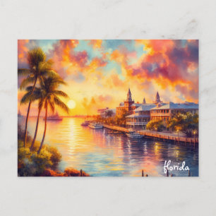kopen sunset Travel  keys florida briefkaarten