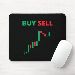 Kopen Verkopen - Aandelen Forex Markt Valutahandel Muismat