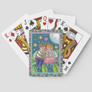 KOPEN, VIJFTIJDEN EN VOLLEDIGE KNOP, KUUTE VALENTI POKERKAARTEN