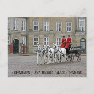 Kopenhagen/Amalienborg Paleis Ansichtkaart! Briefkaart