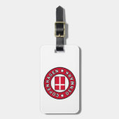 Kopenhagen Denemarken Bagagelabel (Voorkant verticaal)