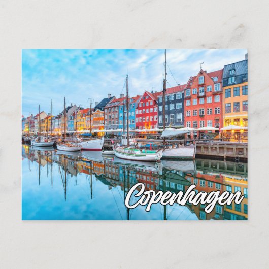 Kopenhagen, Denemarken Briefkaart (Voorkant)