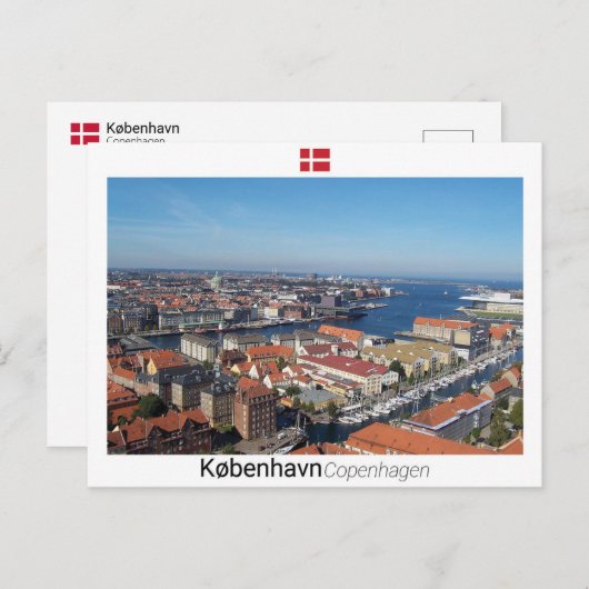 Kopenhagen - Denemarken Briefkaart (Voorkant / Achterkant)