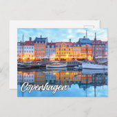 Kopenhagen, Denemarken Briefkaart (Voorkant / Achterkant)