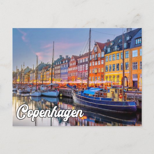 Kopenhagen, Denemarken Briefkaart (Voorkant)