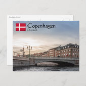 Kopenhagen Denemarken Briefkaart (Voorkant / Achterkant)