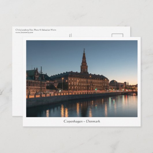 Kopenhagen Denemarken Briefkaart (Voorkant / Achterkant)