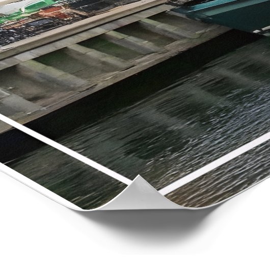 Kopenhagen, Denemarken - Charmant Scandinavisch Poster (Hoek)