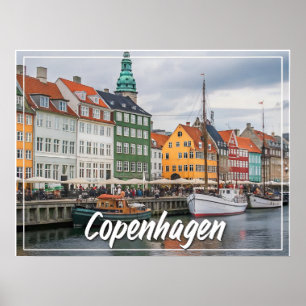 Kopenhagen, Denemarken - Charmant Scandinavisch Poster