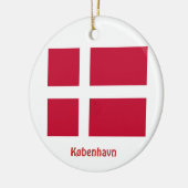 Kopenhagen* Denemarken kerstversiering Keramisch Ornament (Links)