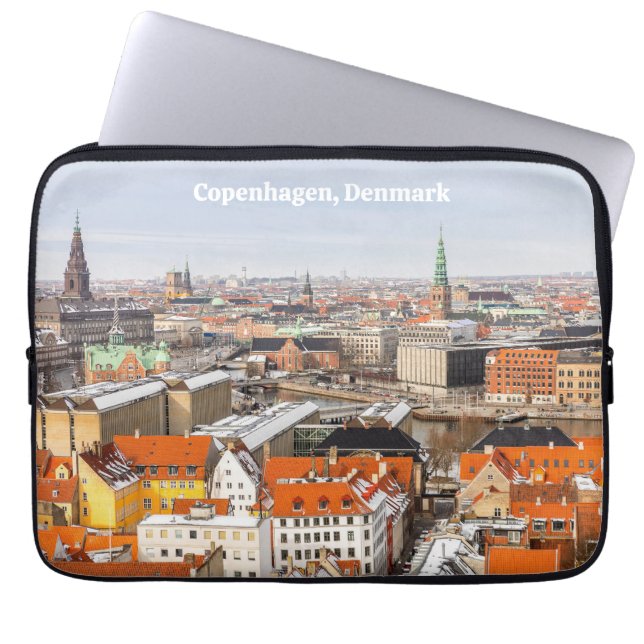 Kopenhagen Denemarken Laptop Sleeve (Voorkant)