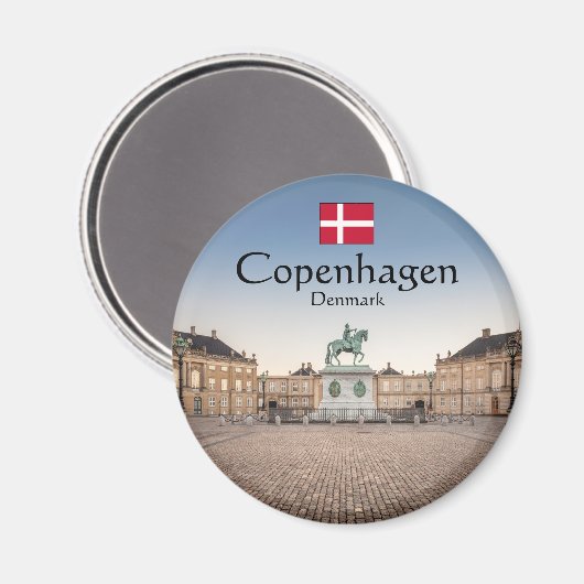 Kopenhagen Denemarken Magneet (Voorkant / Achterkant)