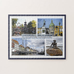 Kopenhagen - Denemarken - Mozaïek - Legpuzzel