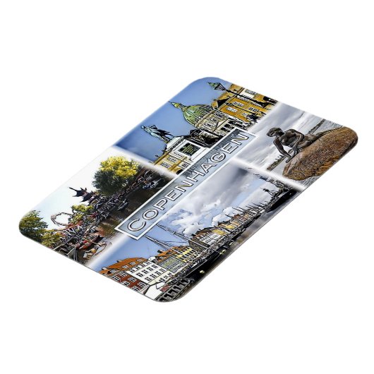 Kopenhagen - Denemarken - Mozaïek - Magneet (Linkerzijde)