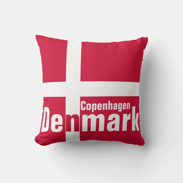 Kopenhagen, Denemarken Pillow Kussen (Voorkant)