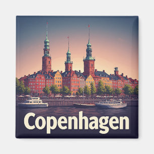 Kopenhagen Denemarken Reis Souvenir Wereldreiziger Magneet