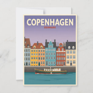 Kopenhagen Denemarken Reizen Briefkaart