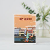 Kopenhagen Denemarken Reizen  stad Europa Briefkaart (Staand voorkant)