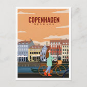 Kopenhagen Denemarken Reizen  stad Europa Briefkaart (Voorkant)