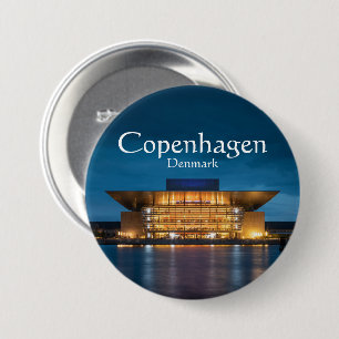 Kopenhagen Denemarken Ronde Button 7,6 Cm
