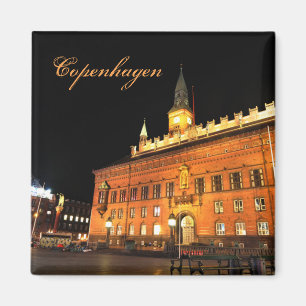 Kopenhagen, Denemarken 's nachts Magneet