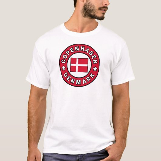 Kopenhagen Denemarken Shirt (Voorkant)