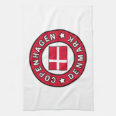 Kopenhagen Denemarken Theedoek (Verticaal)