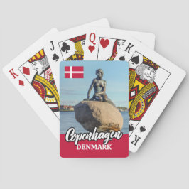 Kopenhagen Denemarken Zeemeermin Pokerkaarten
