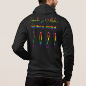 Kopenhagen en Malmö LGBTQ World Pride 2021 Hoodie (Achterkant)