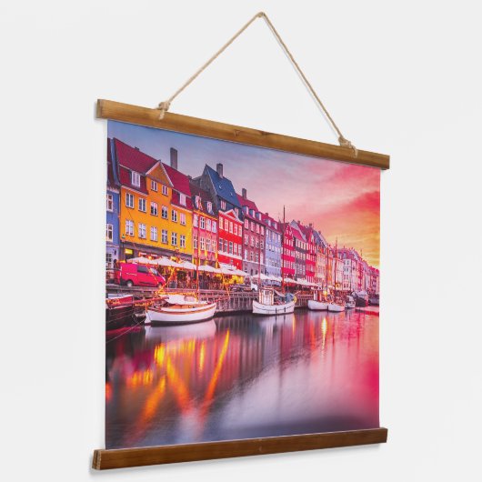 Kopenhagen Hangend Wandkleed (Gebogen)