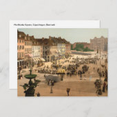 Kopenhagen - Hochbrucke Square, Denemarken Briefkaart (Voorkant / Achterkant)