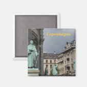 Kopenhagen koelkastmagneet magneet (Voorkant / Achterkant)