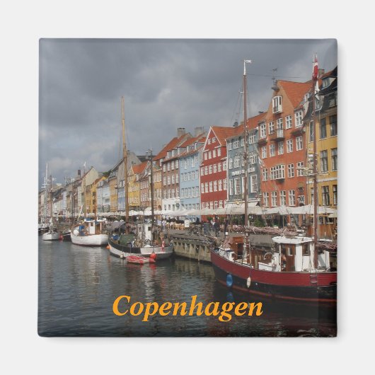 Kopenhagen koelkastmagneet magneet (Voorkant)