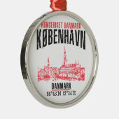 Kopenhagen Metalen Ornament (Rechts)