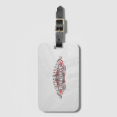 Kopenhagen Pride Bagagelabel (Voorkant (verticaal))