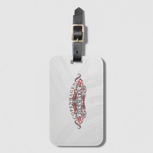 Kopenhagen Pride Bagagelabel (Voorkant (verticaal))