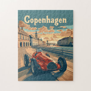 Kopenhagen  Racing Car Legpuzzel